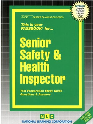 cover image of Senior Safety & Health Inspector